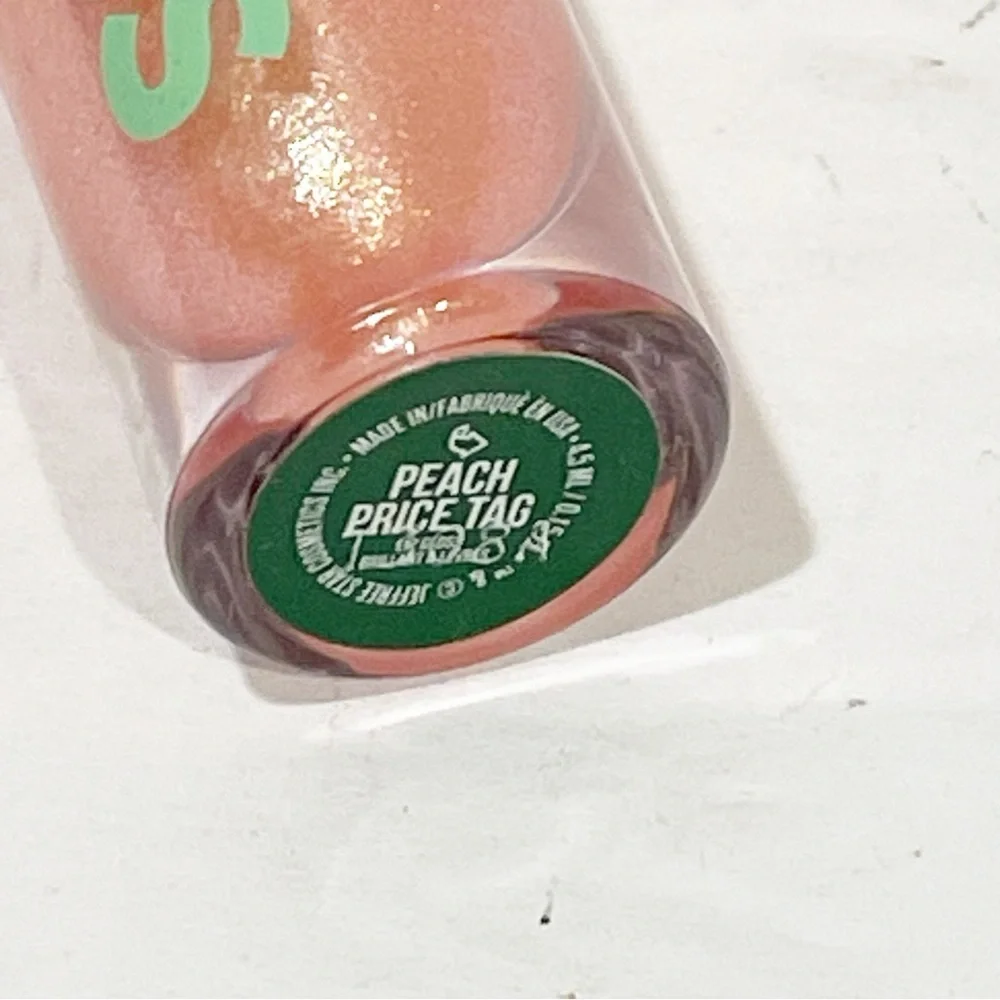 Jeffree Star‎ The Gloss Peach Price Tag Lip Gloss NEW
